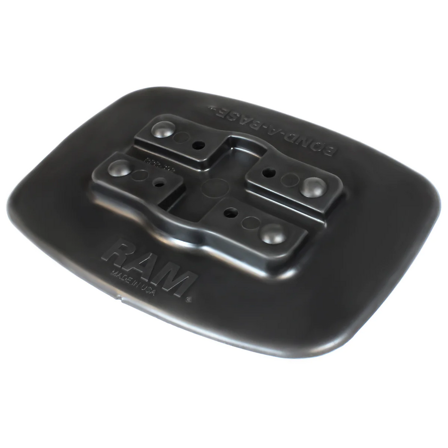 RAM® Bond-A-Base™ Black and Grey Adhesive Base - Black