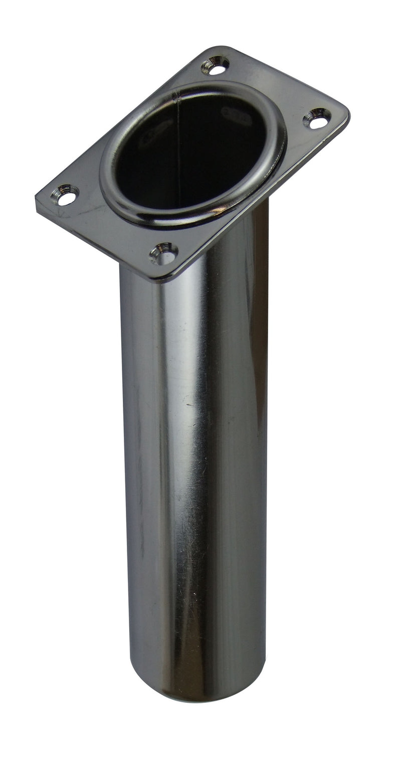 Pressed Rectangular Head Flush Mount Rod Holder - 30 Degree Angle Each (49972)