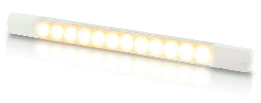 Hella Marine LED Surface Strip Lamps - 12V DC Warm White LEDs