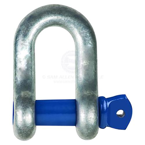 SAW Bow Shackle - Galvanised Grade S with Safety Pin - 29.0mm