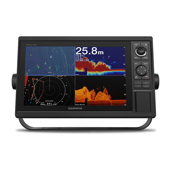 Garmin GPSMAP 1222xsv - Chartplotter without Transducer but with SideVü, ClearVü and Traditional CHIRP Sonar &amp; Worldwide Basemap