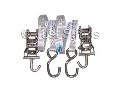 Just Straps MTD33 - Transom Stainless Steel Ratchet - 25mm x 1.5 metre (pair)