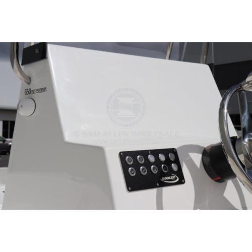 RELAXN Switch - 20A Stainless Steel Push Switch with Blue LED Light Ring