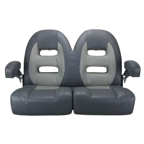 Relaxn Seat Cruiser Series - Double - Light Grey and Dark Grey