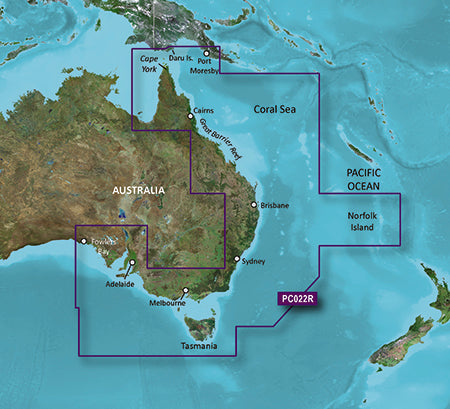 Garmin BlueChart g3 Vision - East Coast of Australia