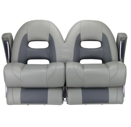 Relaxn Seat Cruiser Series - Double - Dark Grey and Light Grey