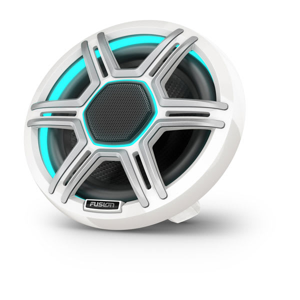 Fusion Apollo Speakers - 6.5" LED Marine Speakers with Sports White Grilles