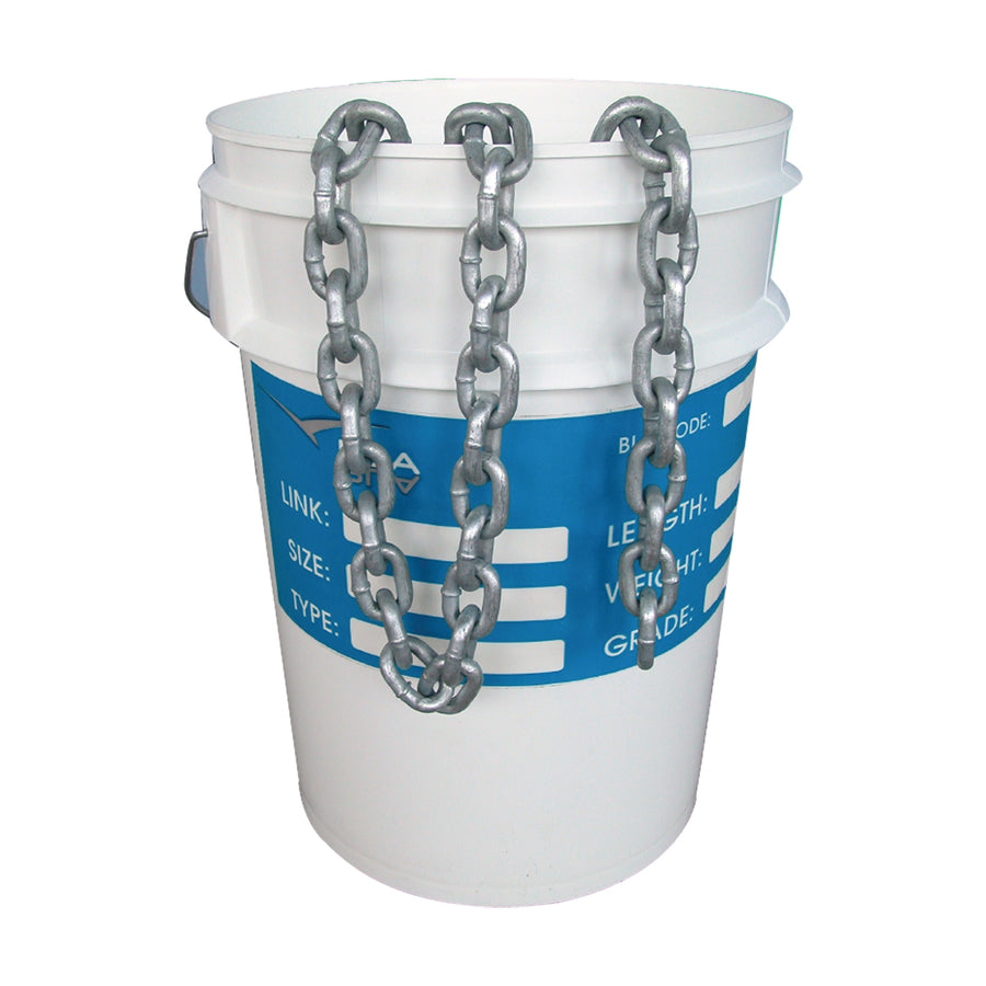 BLA Galvanised Chain - Grade ”˜L”™ Short Link Full Drums - 50kg 33.5m