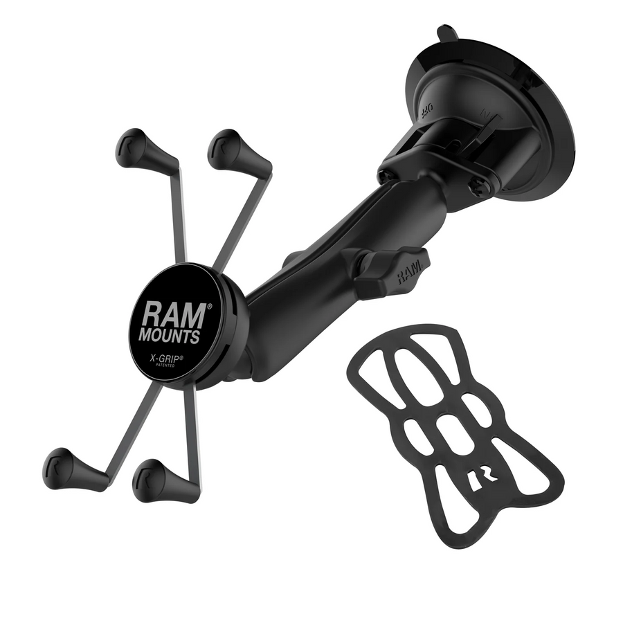 RAM Mounts X-Grip® Large Phone Mount with Twist-Lock™ Suction Cup - Long