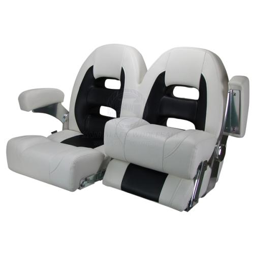 Relaxn Seat Cruiser Series - Double - White and Black