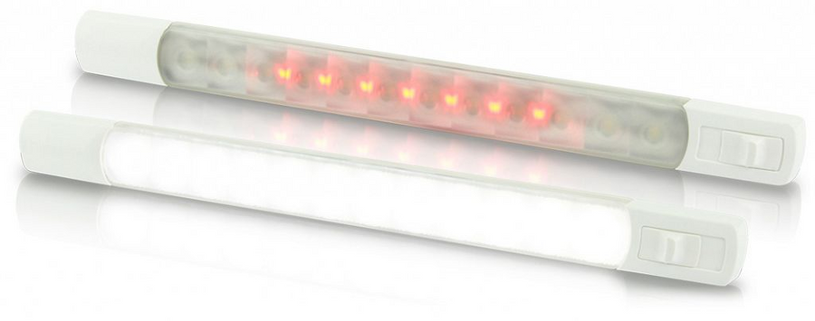 Hella Marine Dual Colour LED Strip Lamps with Sealed Switch