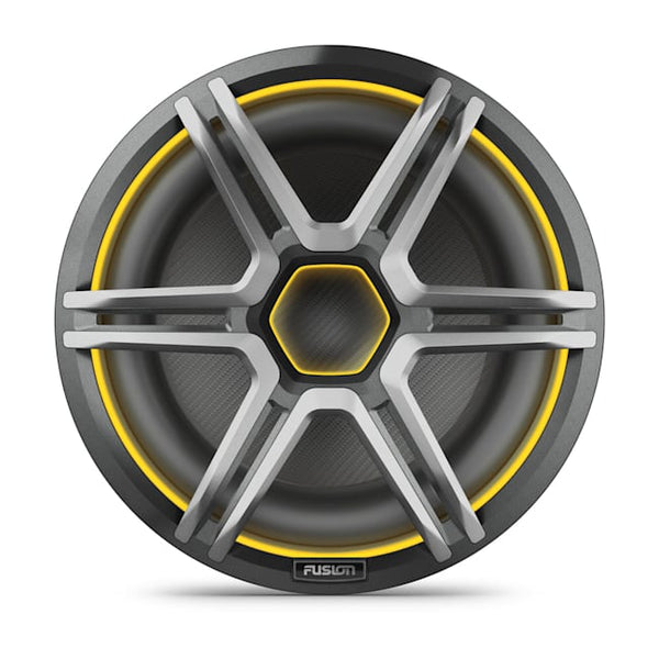 Fusion Apollo Subwoofer - 10" LED Marine Subwoofer with Sports Grey Grille