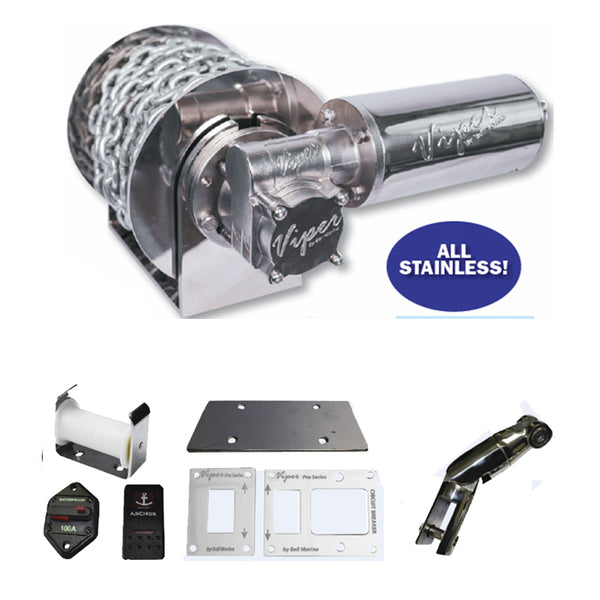 Bell Marine Viper S Series Micro 1000 Winch Bundle