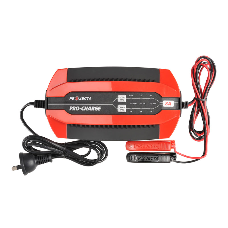 Projecta Battery Charger PC800 - 12V 8A 6 Stage Automatic Charging