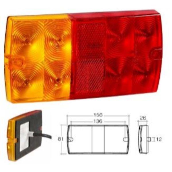 Combination LED Tail Light (License Plate)