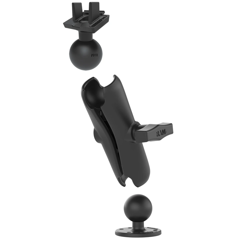 RAM Mounts Double Ball Mount for Lowrance Elite-5 &amp; Elite-7 Ti + More