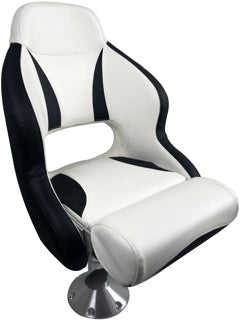 RWB Marine Axis Admiral Compact Seat - White / Black
