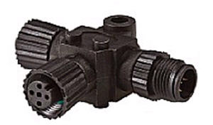 Lowrance/Simrad N2K-T-RD - NMEA 2000 Micro-C T-connector for connection of an additional network device (Part No.: 000-0119-79)