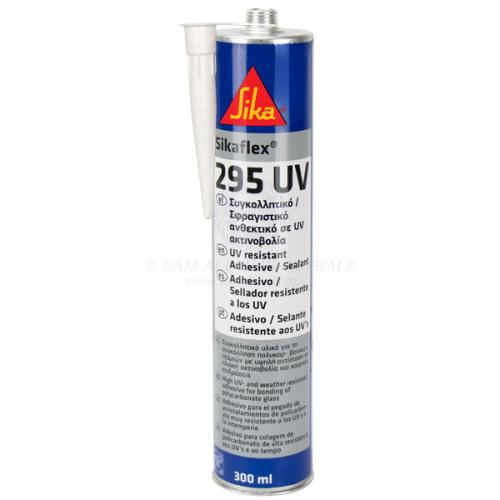 Sikaflex 295 UV Glazing Sealant - White, 12 x 300ml