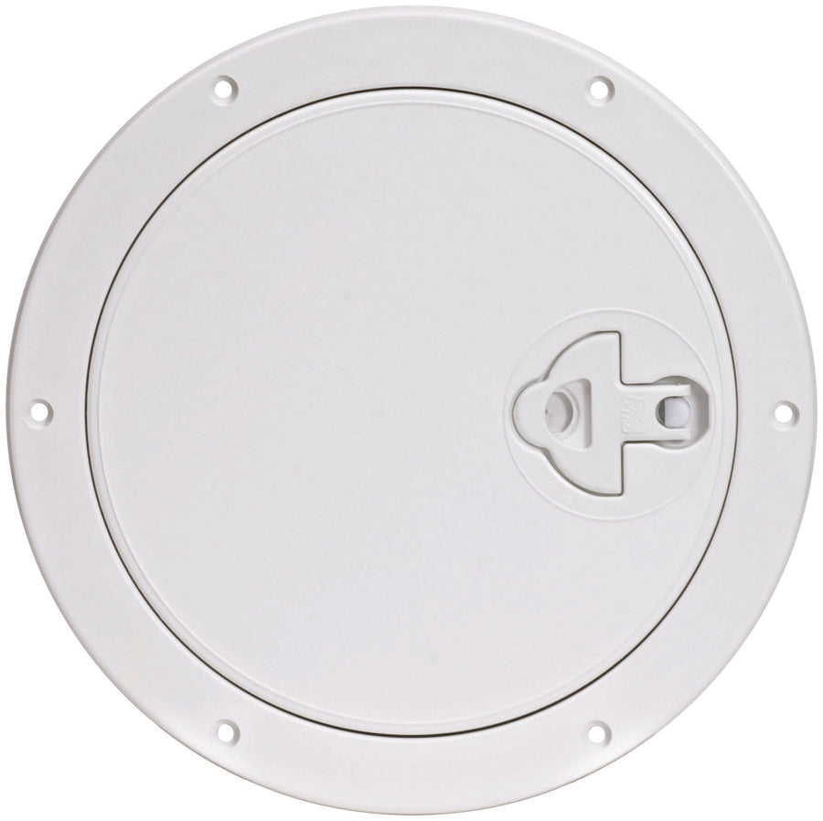 White PVC Access Hatches Round with Removable Lid - 315mm Diameter (38240)