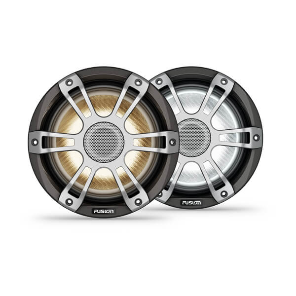 Fusion Signature Series 3i 6.5" 230-watt Coaxial Sports Grey Marine Speakers (Pair)