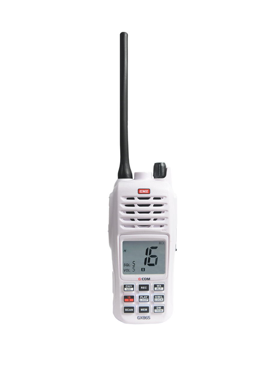 GME GX865 - VHF Marine Handheld Radio