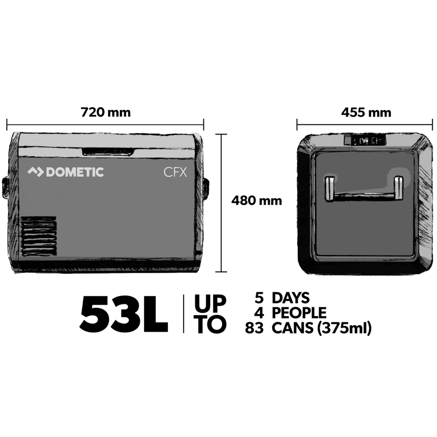 Dometic CFX3 55IM with Bonus Matching Protective Cover