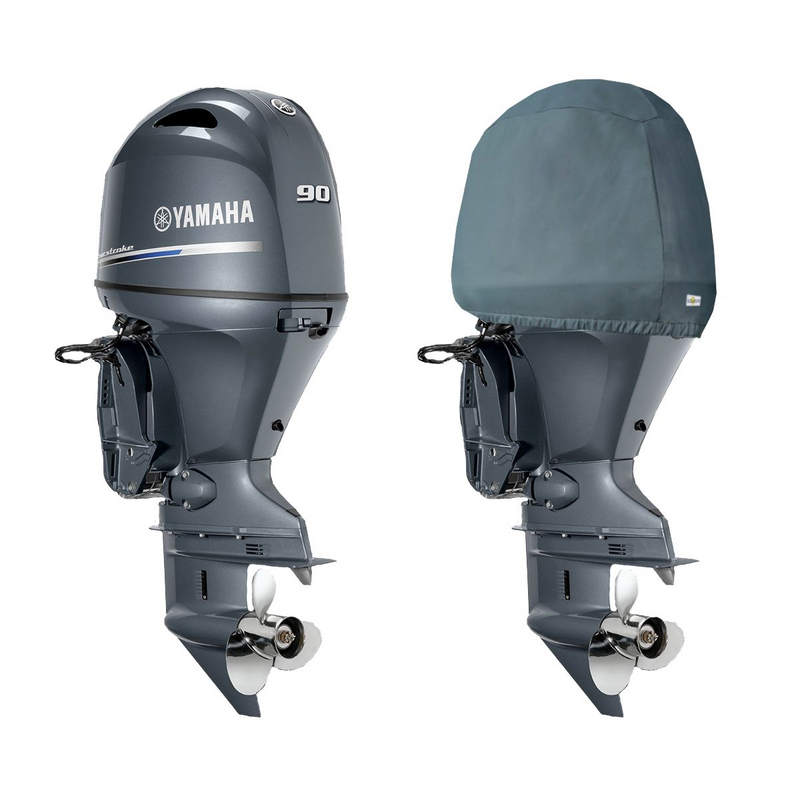 OCEANSOUTH Cowling Covers for Yamaha Outboards (Storage) - F75D, F90C, F100F - 4CYL 1.8L (2017>)