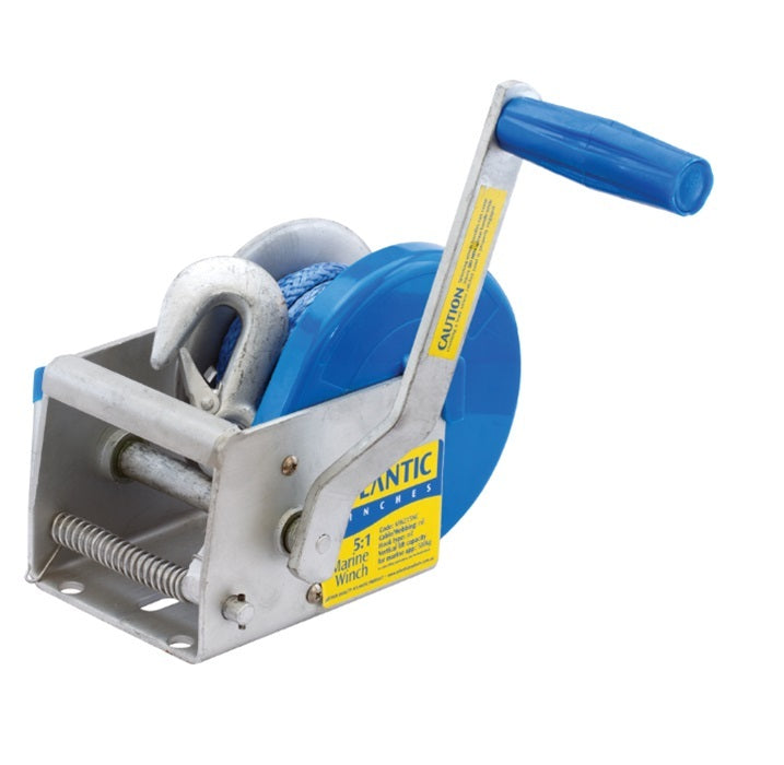 ATLANTIC Marine Winches - Rope Winches - Single Speed 725kg
