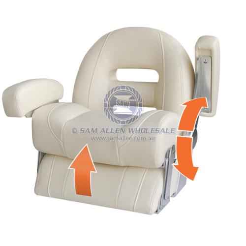 Relaxn Seat Cruiser Series Low Back - Ivory White