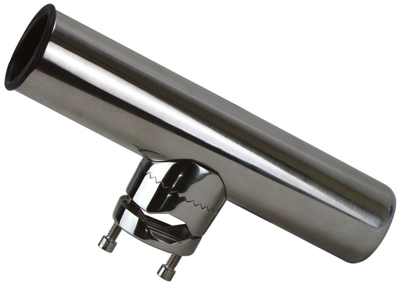 Stainless Steel Polished Clamp on Rod Holder (49129)