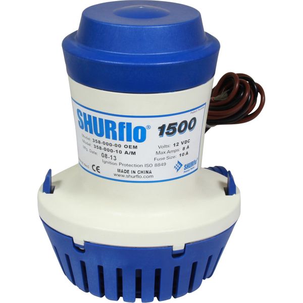 SHURflo Bilge Pumps - 12V 1500GPH / 2000GPH - 1500GPH
