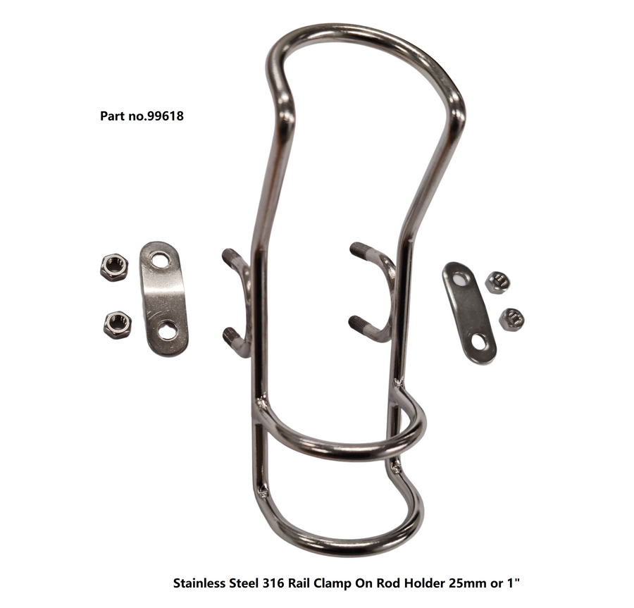 Frank Marine 25mm Clamp On Rod Holder