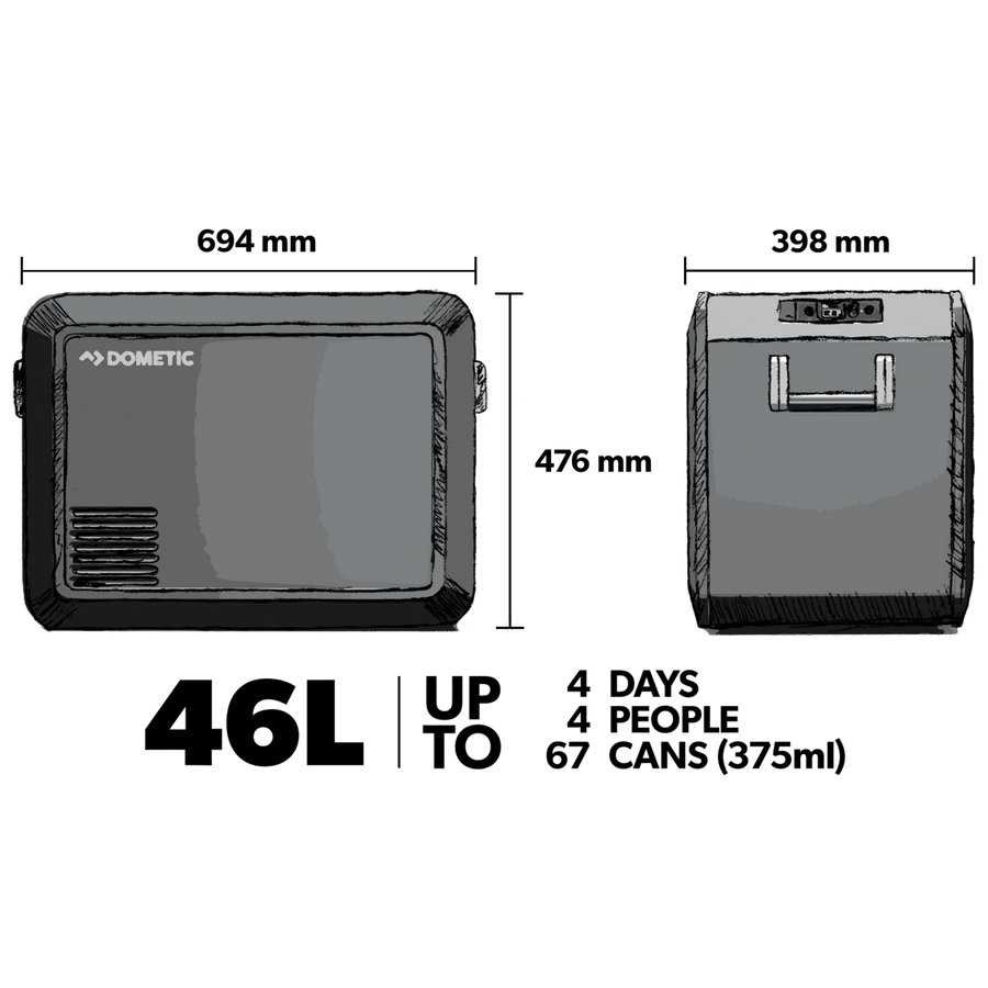 Dometic CFX3 45 with Bonus Matching Protective Cover