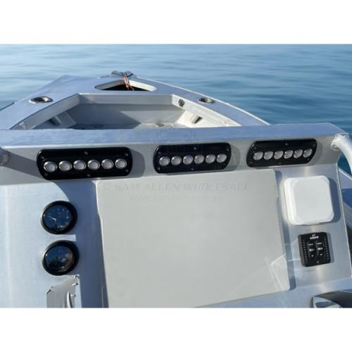 Relaxn Carbon Fiber Vinyl Switch Panel with 20A S/S Push Button Switches