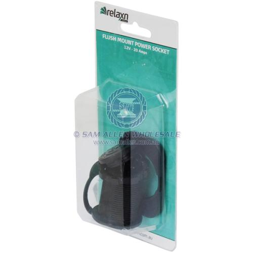 Relaxn Flush Mount Power Outlet Single Socket - 12V Cigarette