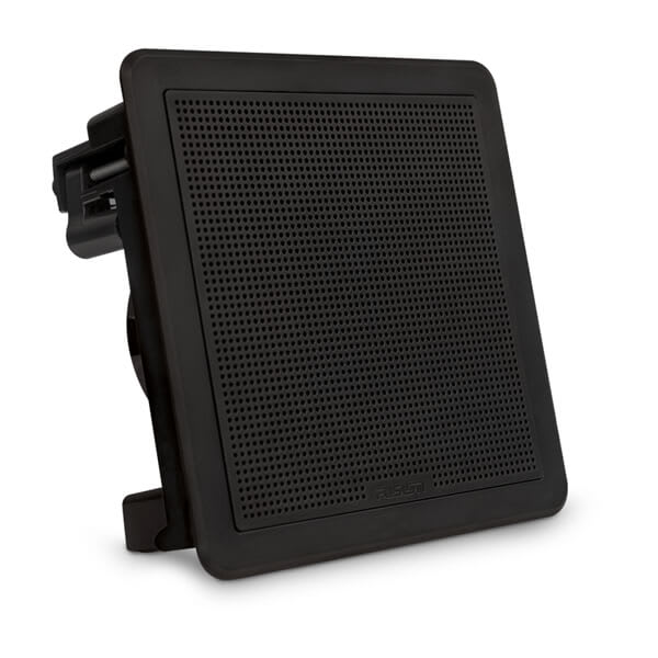 Fusion FM-F65SB - 6.5" 120-Watt Square Black Flush-Mount Marine Speaker
