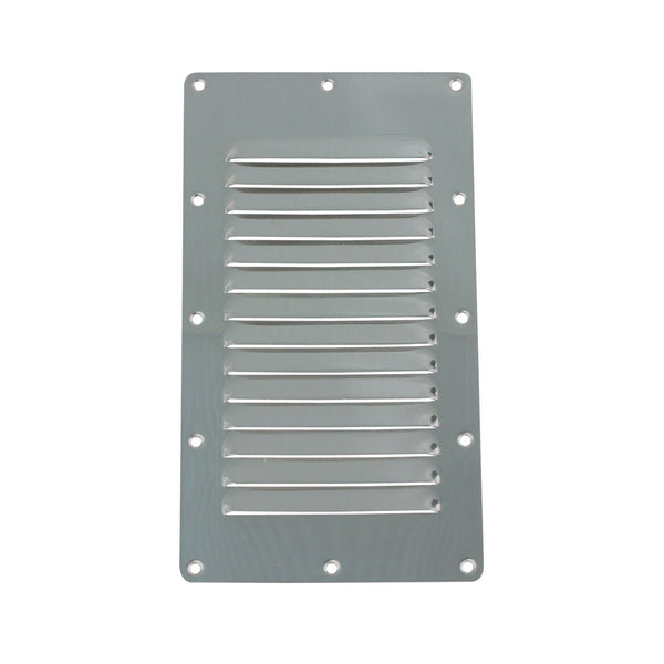 Marine Town Louvre Vent - Stainless Steel Low Profile - 227mm x 127mm
