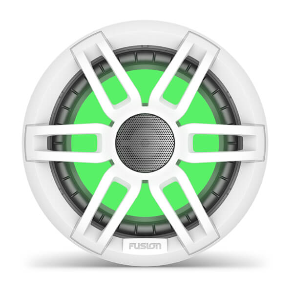 Fusion® XS Series 6.5" 200-Watt Sports White Marine Wake Tower Speaker with RGB LED Lighting