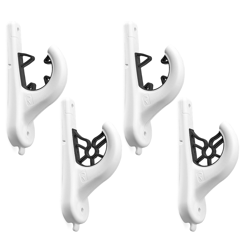 Railblaza RodRak Rod Holders Suit Wide Range of Diameters - Fishing Rod Storage Rack - White