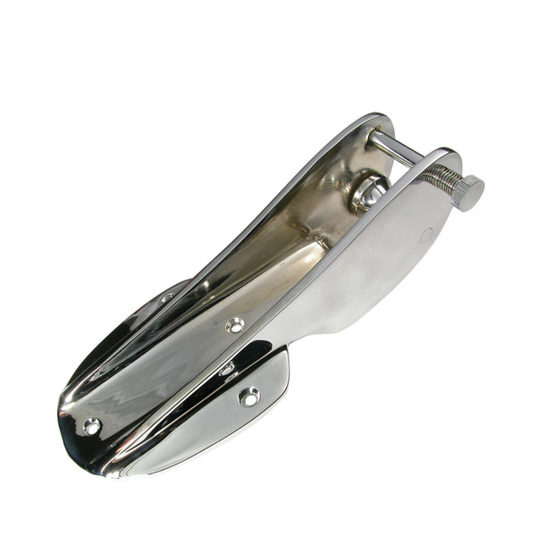 Marine Town Bow Roller with Pin - Chrome Brass - 250mm