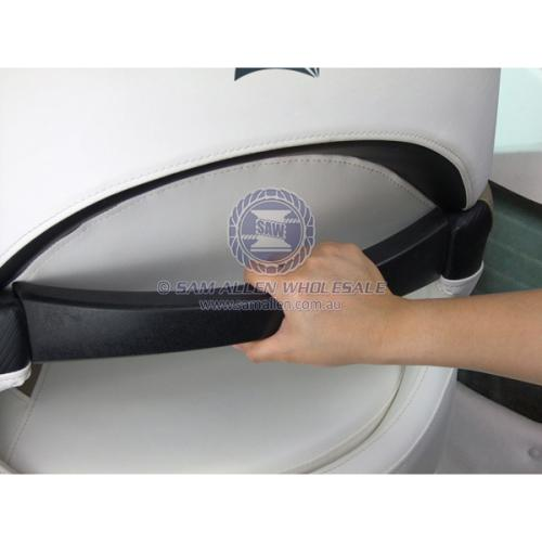 Relaxn Seat Offshore Series White Grey and Black Carbon with Cover