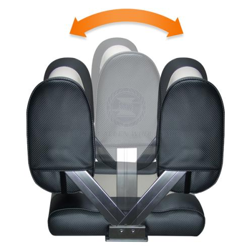 Relaxn Seat Tasman Series - Grey Carbon and White