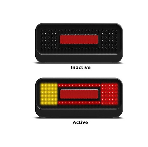 LED 210 Series Trailer Light Set with Number Plate Lamp / 10m cable