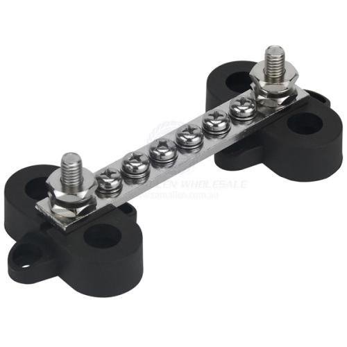 Relaxn Bus Bar - Heavy-Duty - 6 Way 2 Stud