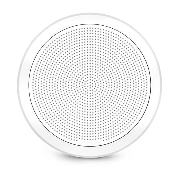 Fusion FM-F65RW - 6.5" 120-Watt Round White Flush-Mount Marine Speaker