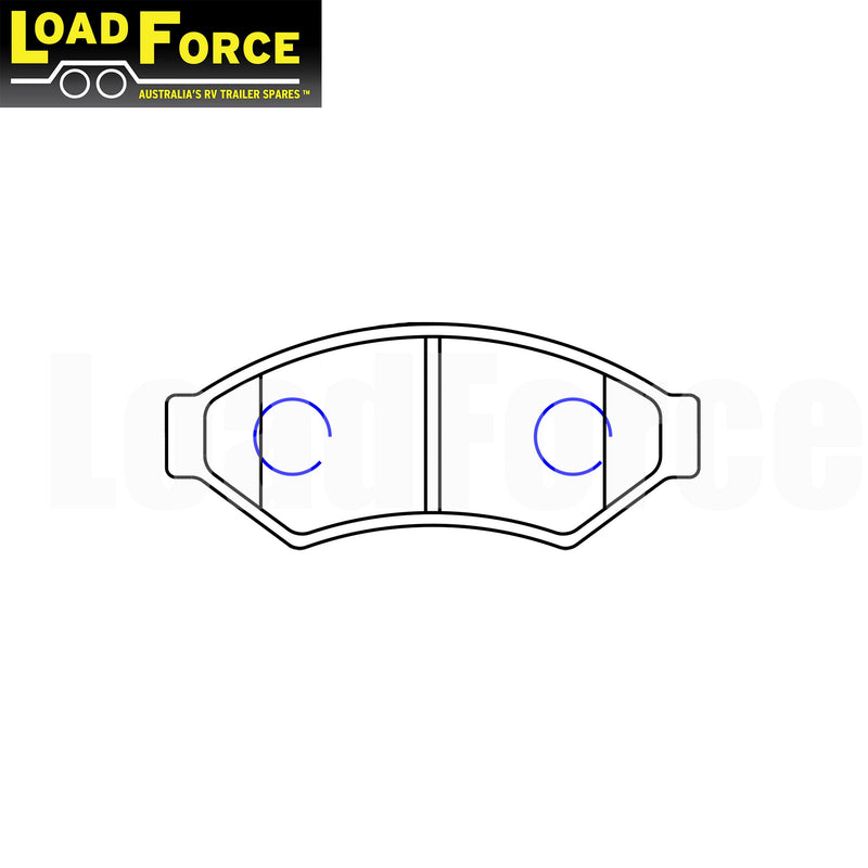 LoadForce Disc Brake Pad Set for TA300 - DPTA300