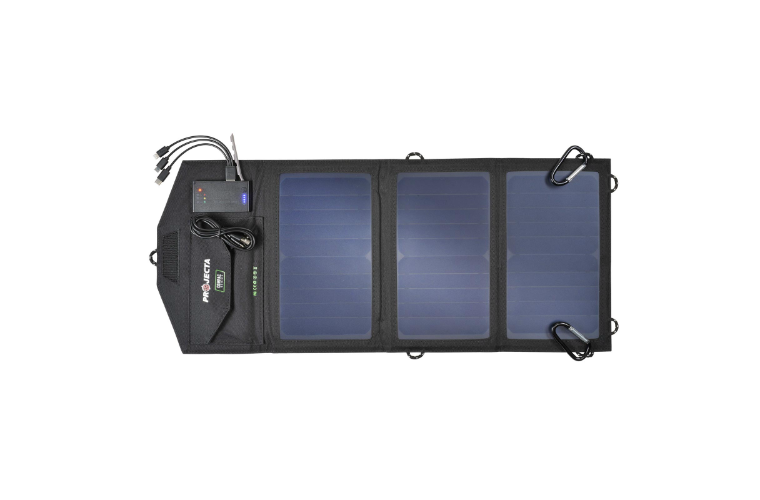 PROJECTA 15W Personal Folding Solar Panel with Power Bank