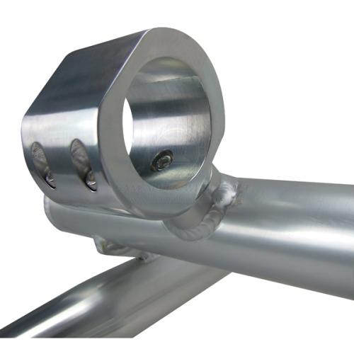 Relaxn Rod Holder Rocket Launcher Clamp on 5 Holders - Silver