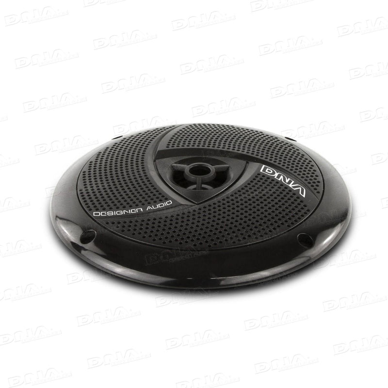DNA 6.5inch Slimline Marine Speakers - 1 Pair Black 100W